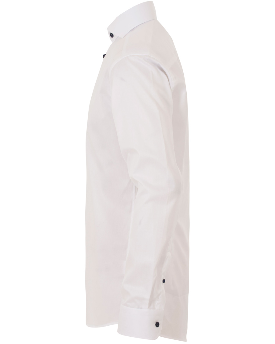 Herre | Skjorter | Eton | Slim Fit Signature Twill Contrast Shirt White