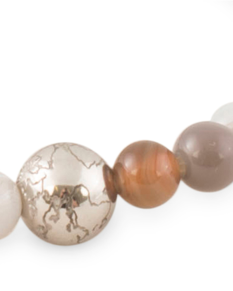 Herre | Eton Earth Semi Precious Stone Bracelet Brown | Eton | Earth Semi Precious Stone Bracelet Brown