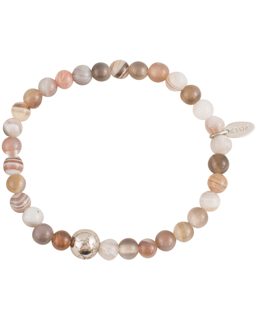 Herre | Eton Earth Semi Precious Stone Bracelet Brown | Eton | Earth Semi Precious Stone Bracelet Brown