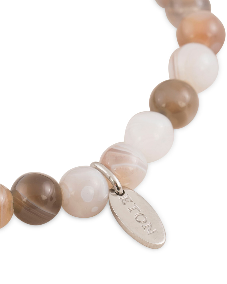 Herre | Eton Earth Semi Precious Stone Bracelet Brown | Eton | Earth Semi Precious Stone Bracelet Brown