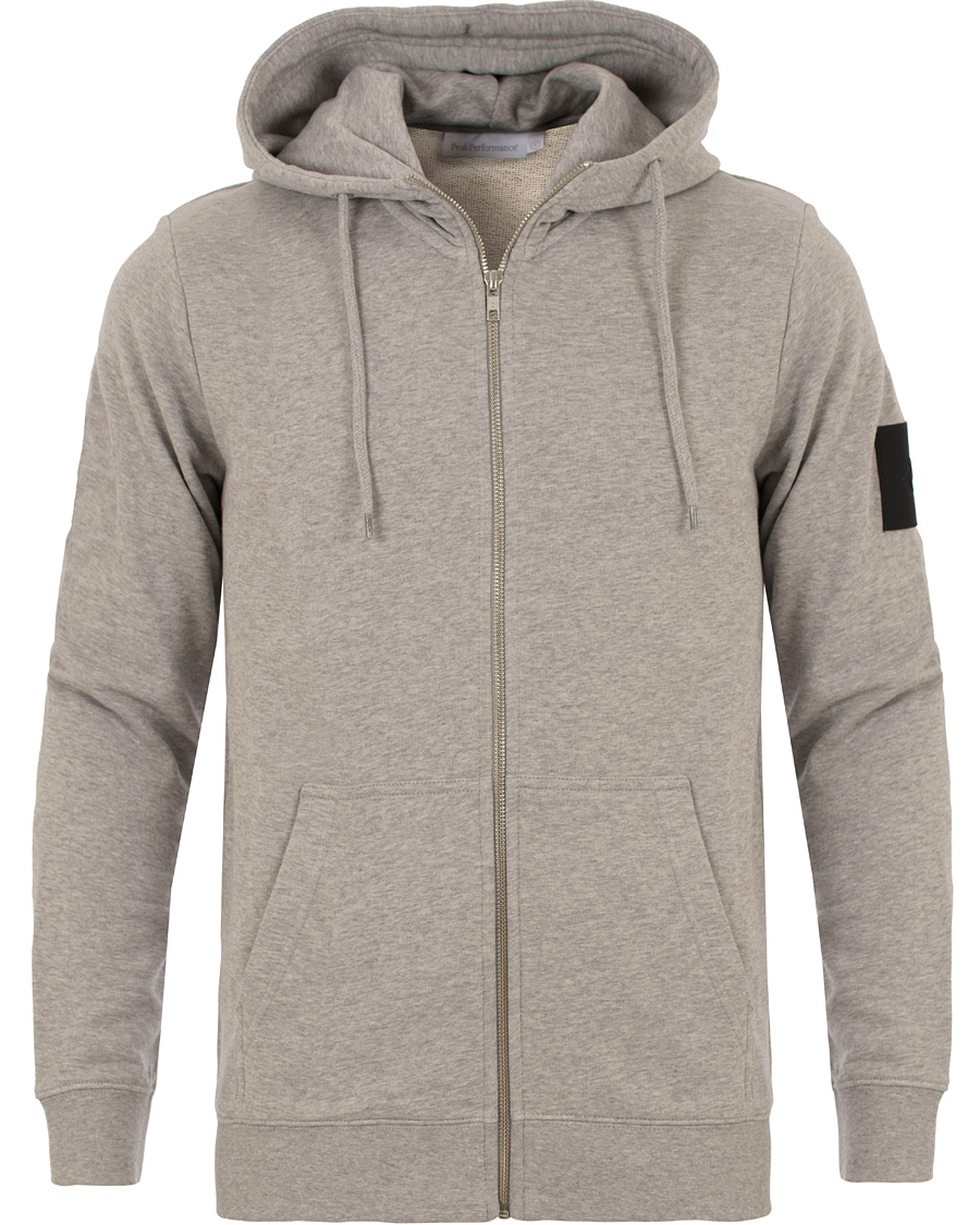 Herre | Gensere | Peak Performance | Zip Hoodie Grey