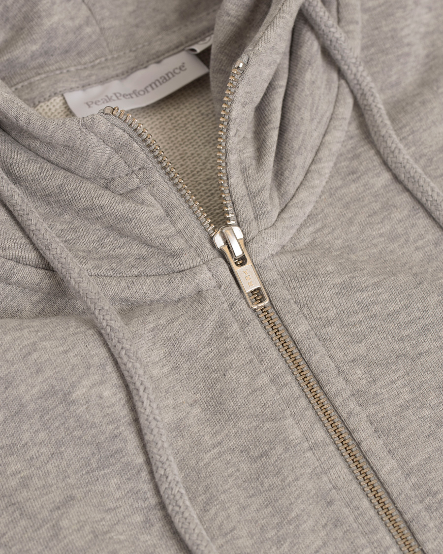 Herre | Gensere | Peak Performance | Zip Hoodie Grey