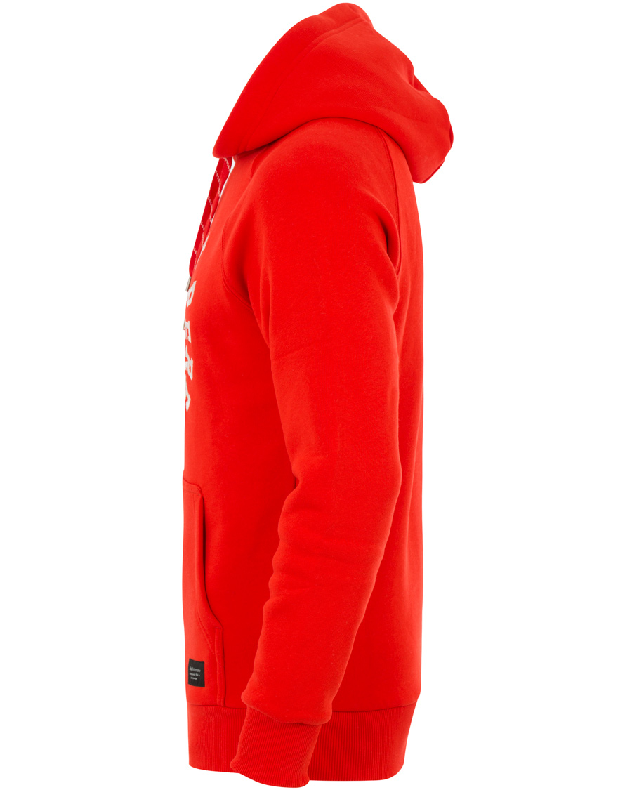Herre | Gensere | Peak Performance | Logo Hoodie Racing Red