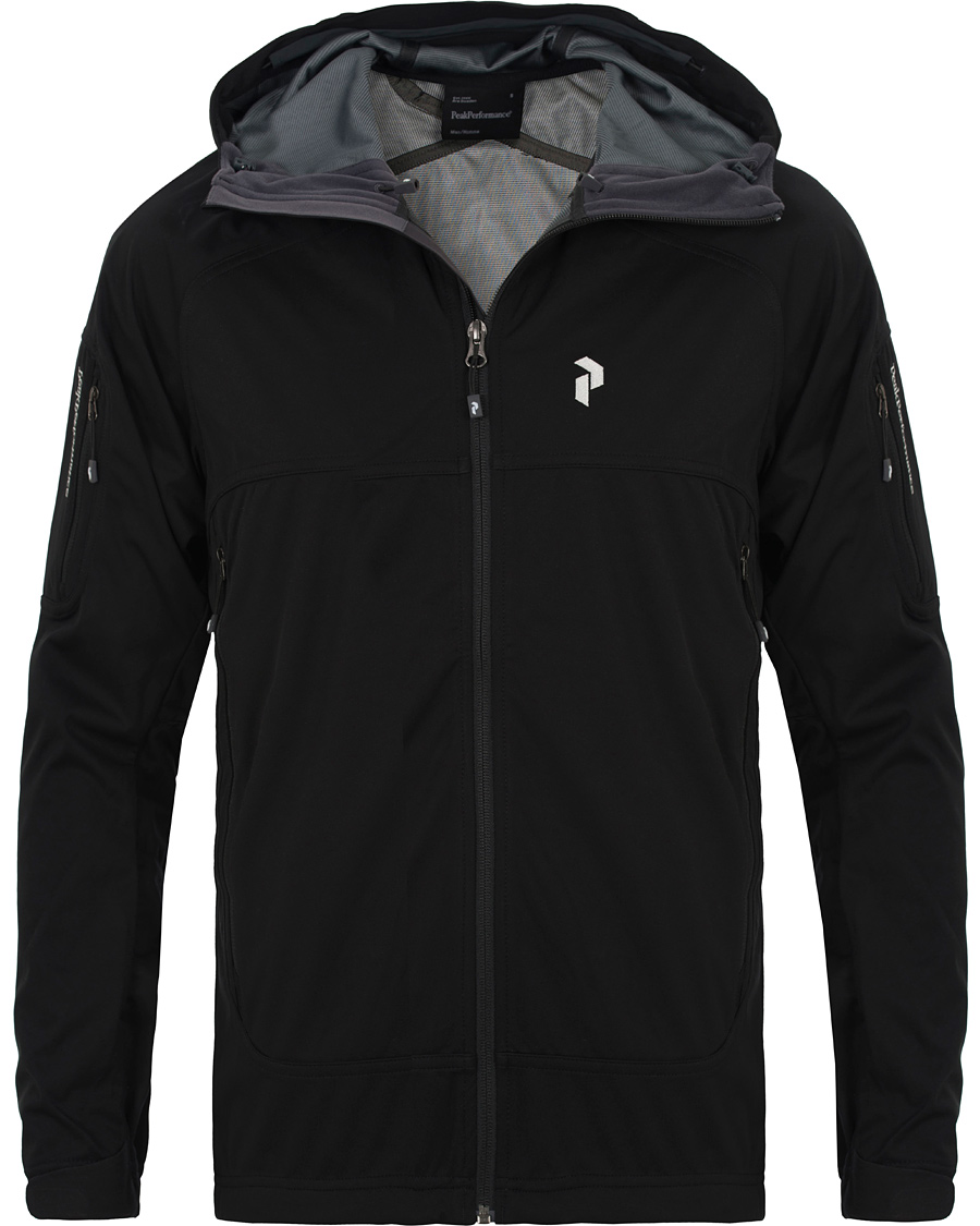 Herre | Jakker | Peak Performance | Aneto Soft Shell Hooded Jacket Black