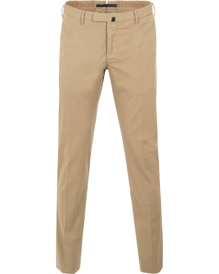 Herre | Bukser | Incotex | Slim Fit Stretch Chinos Khaki