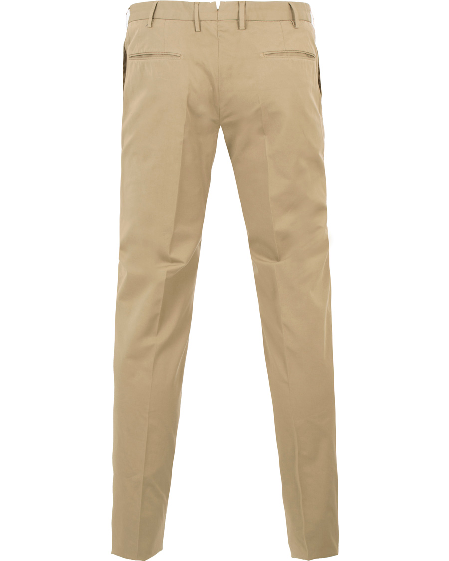 Herre | Bukser | Incotex | Slim Fit Stretch Chinos Khaki