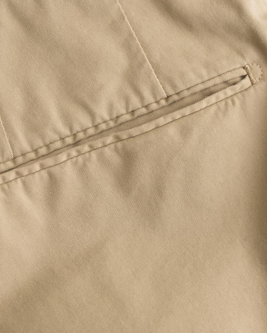 Herre | Bukser | Incotex | Slim Fit Stretch Chinos Khaki