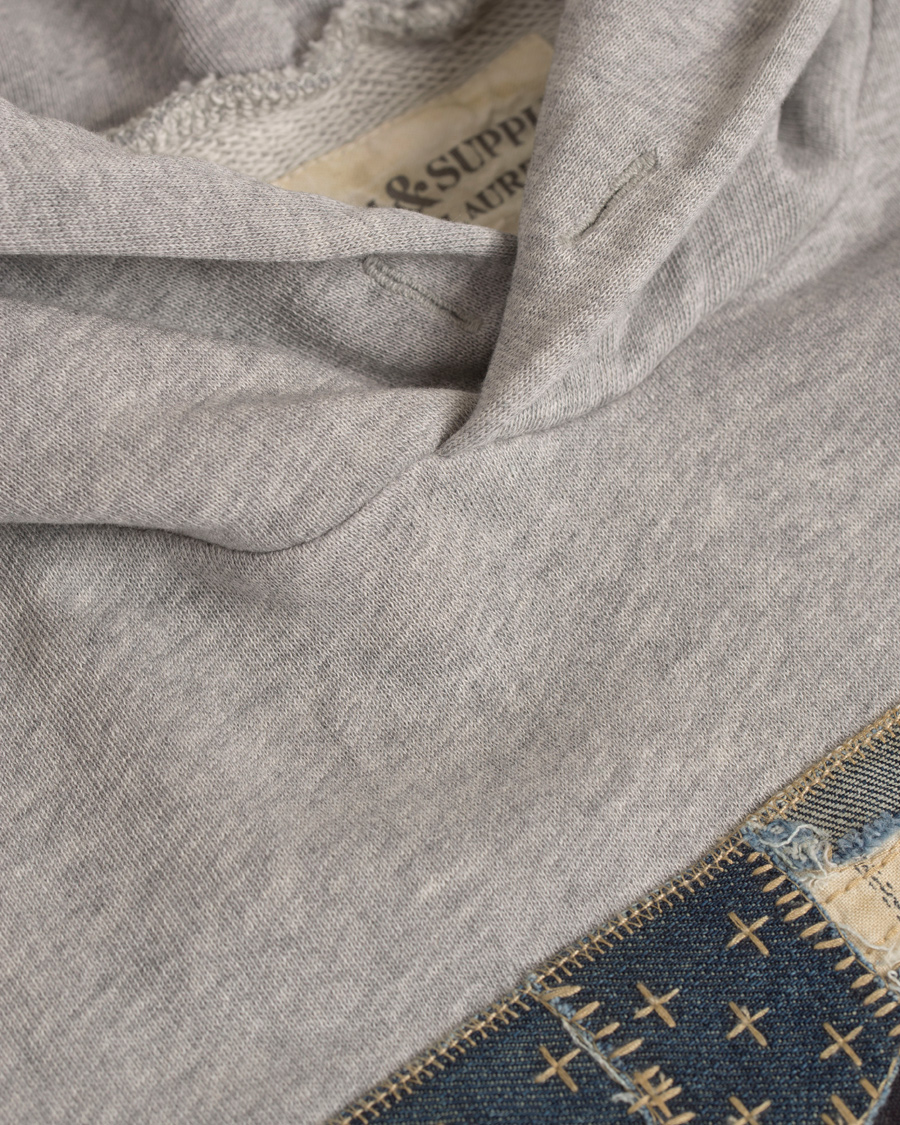 Herre | Gensere | Denim & Supply Ralph Lauren | Popover Flag Hood Grey