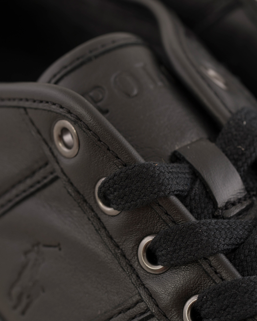 Herre | Polo Ralph Lauren Tyrian Calf Sneaker Black | Polo Ralph Lauren | Tyrian Calf Sneaker Black