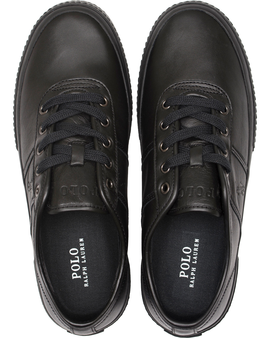 Herre | Polo Ralph Lauren Tyrian Calf Sneaker Black | Polo Ralph Lauren | Tyrian Calf Sneaker Black
