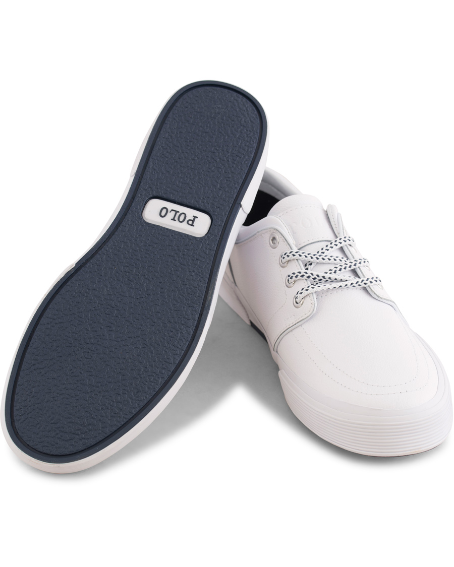 Herre | Polo Ralph Lauren Faxon Low Leather Sneaker White | Polo Ralph Lauren | Faxon Low Leather Sneaker White