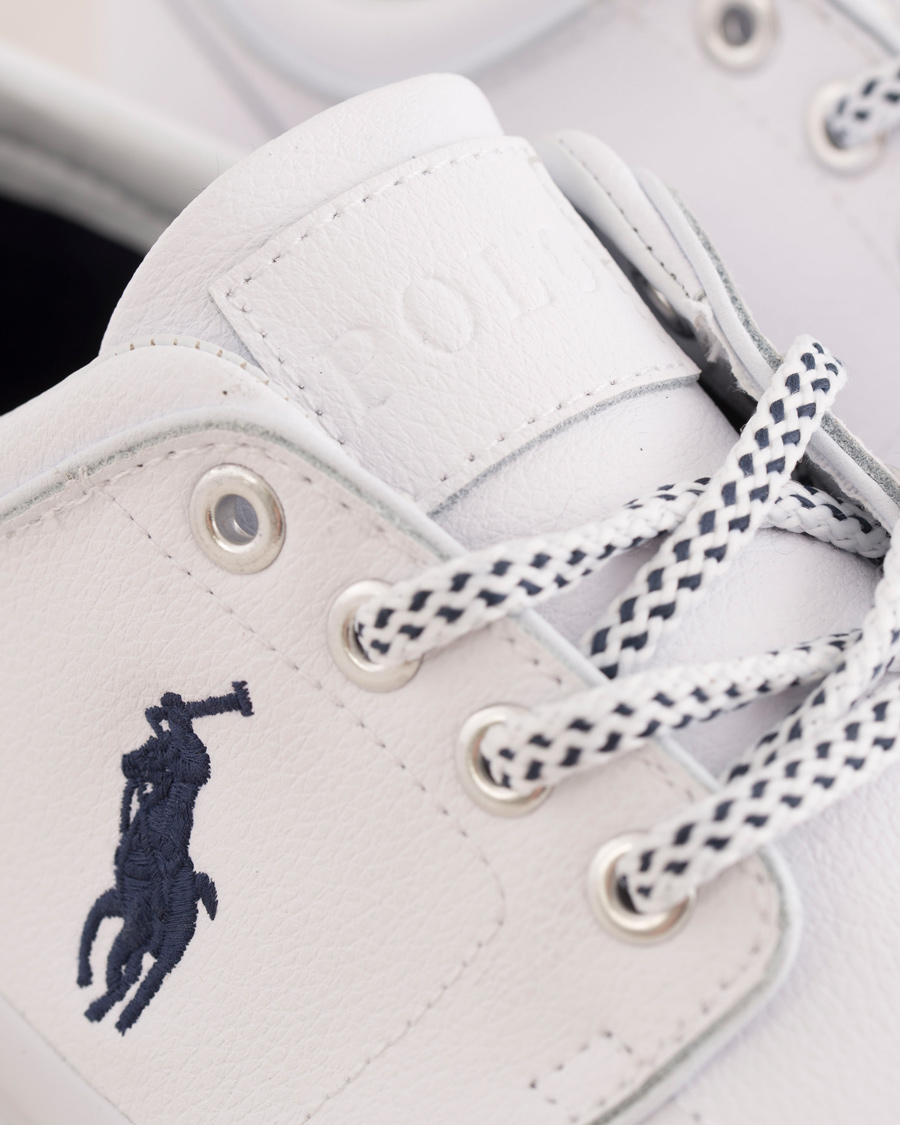 Herre | Polo Ralph Lauren Faxon Low Leather Sneaker White | Polo Ralph Lauren | Faxon Low Leather Sneaker White