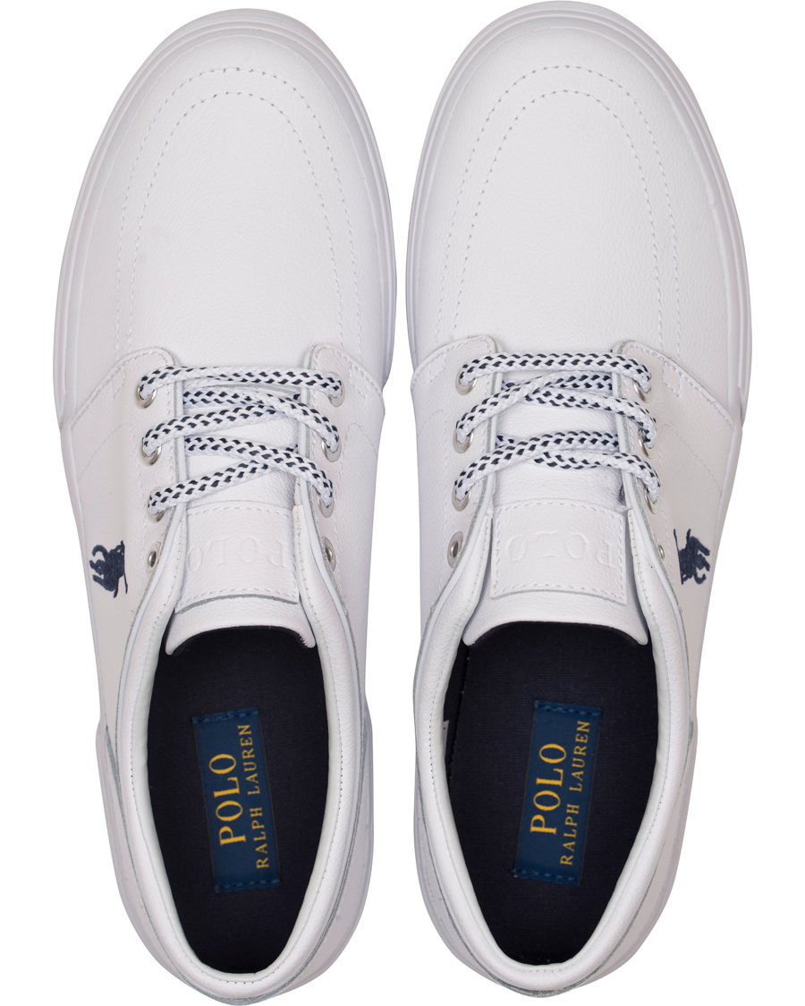 Herre | Polo Ralph Lauren Faxon Low Leather Sneaker White | Polo Ralph Lauren | Faxon Low Leather Sneaker White