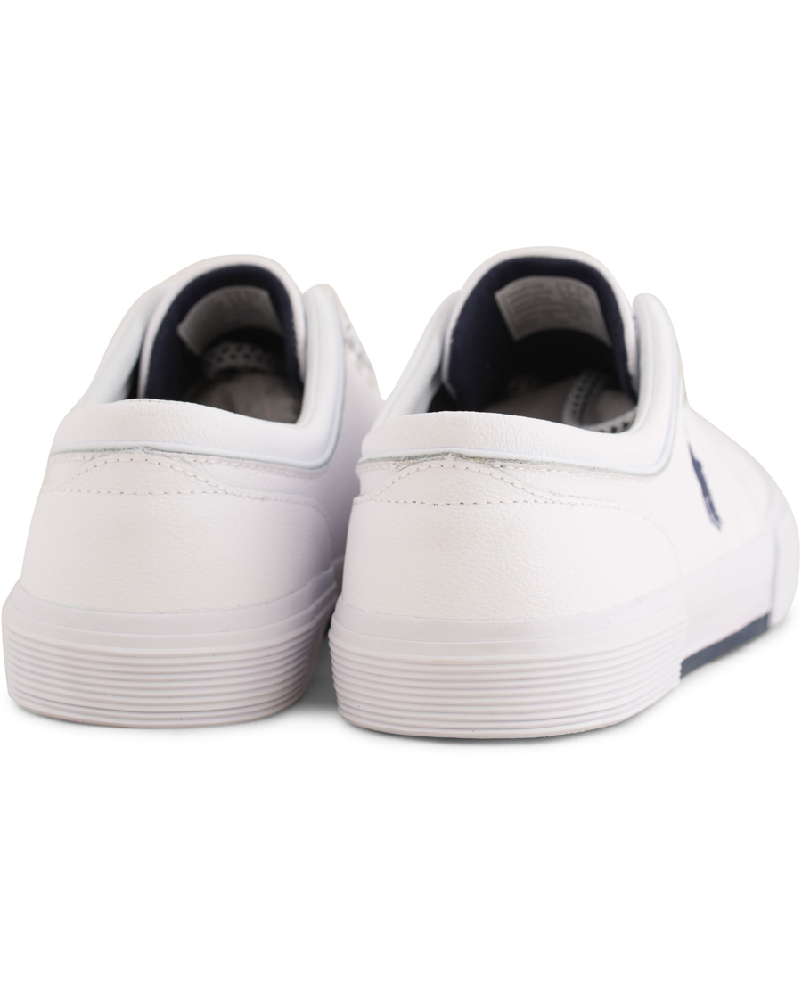 Herre | Polo Ralph Lauren Faxon Low Leather Sneaker White | Polo Ralph Lauren | Faxon Low Leather Sneaker White