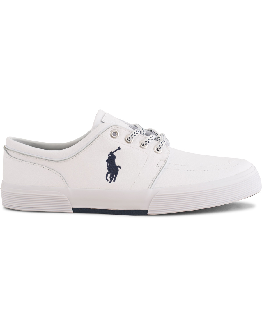 Herre | Polo Ralph Lauren Faxon Low Leather Sneaker White | Polo Ralph Lauren | Faxon Low Leather Sneaker White