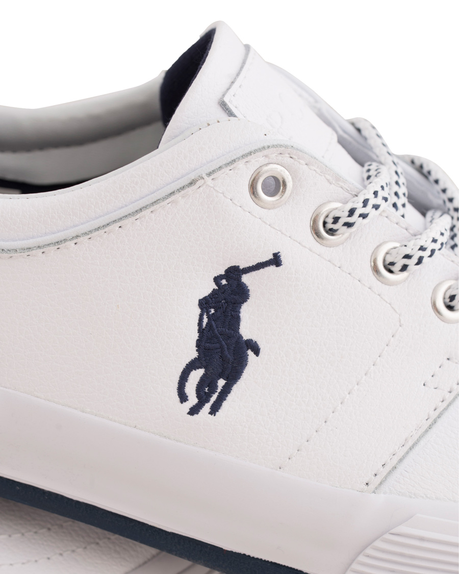 Herre | Polo Ralph Lauren Faxon Low Leather Sneaker White | Polo Ralph Lauren | Faxon Low Leather Sneaker White