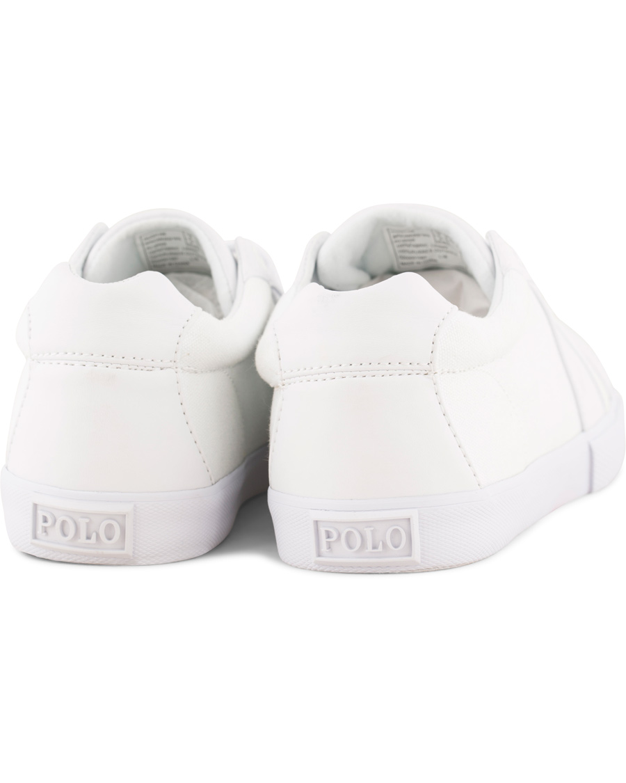 Herre | Polo Ralph Lauren Hugh Canvas Sneaker Pure White | Polo Ralph Lauren | Hugh Canvas Sneaker Pure White