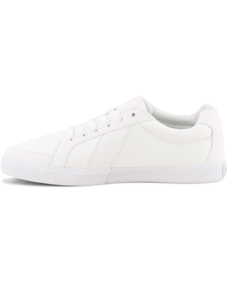 Herre | Polo Ralph Lauren Hugh Canvas Sneaker Pure White | Polo Ralph Lauren | Hugh Canvas Sneaker Pure White