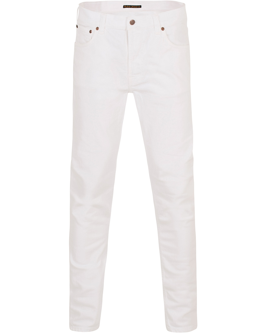 Herre | Jeans | Nudie Jeans | Lean Dean Organic Slim Fit Jeans Clean White