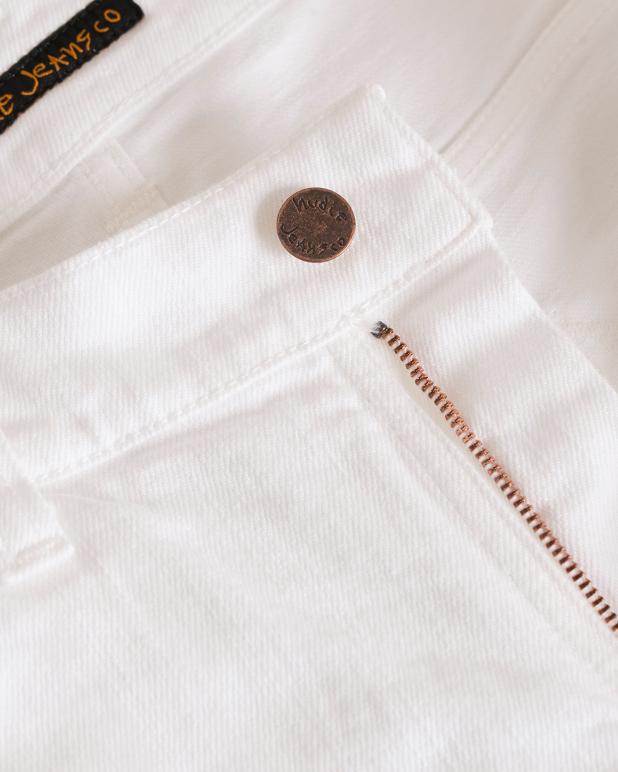 Herre | Jeans | Nudie Jeans | Lean Dean Organic Slim Fit Jeans Clean White