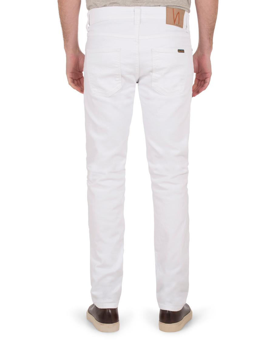 Herre | Jeans | Nudie Jeans | Lean Dean Organic Slim Fit Jeans Clean White
