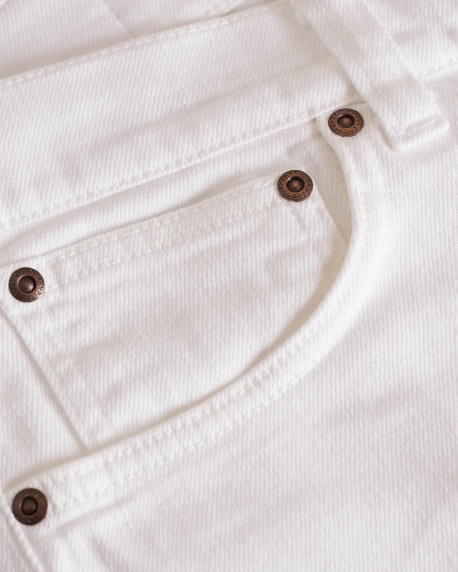 Herre | Jeans | Nudie Jeans | Lean Dean Organic Slim Fit Jeans Clean White
