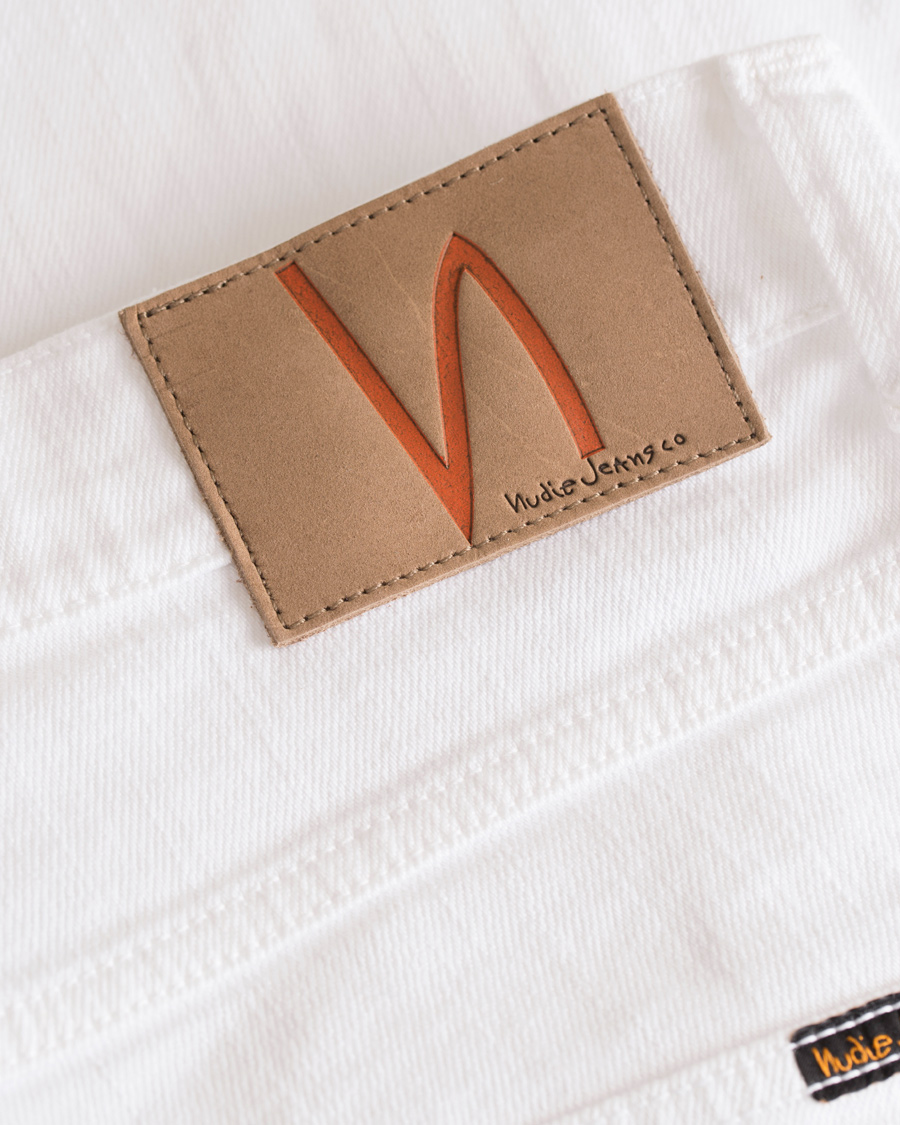 Herre | Jeans | Nudie Jeans | Lean Dean Organic Slim Fit Jeans Clean White