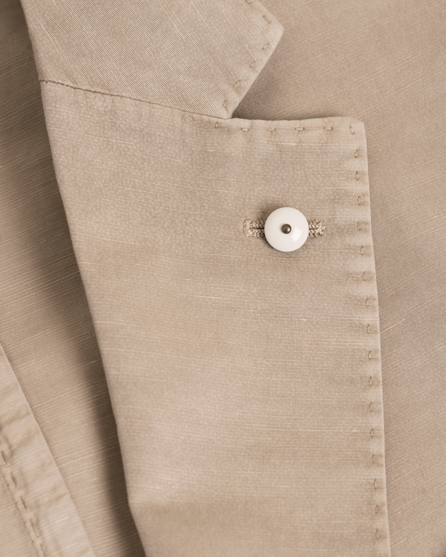 Herre | Dressjakker | L.B.M. 1911 | Jack Regular Cotton/Linen Blazer Light Khaki