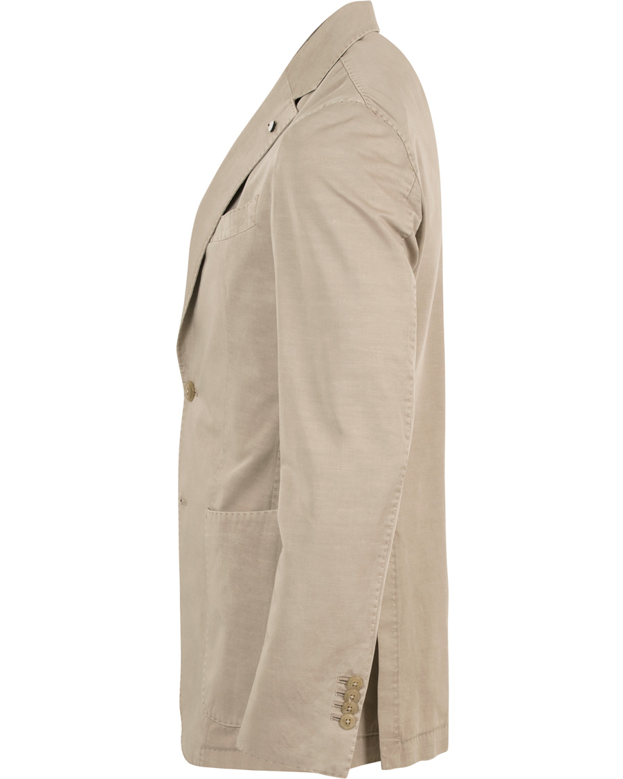 Herre | Dressjakker | L.B.M. 1911 | Jack Regular Cotton/Linen Blazer Light Khaki