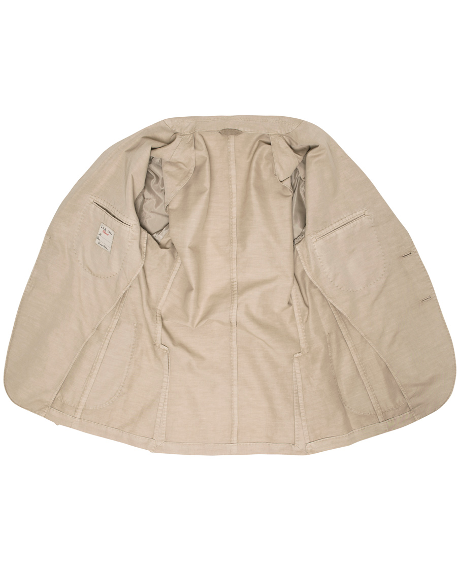 Herre | Dressjakker | L.B.M. 1911 | Jack Regular Cotton/Linen Blazer Light Khaki