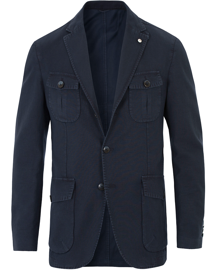 Herre | Dressjakker | L.B.M. 1911 | Paul Regular Safari Jacket Navy