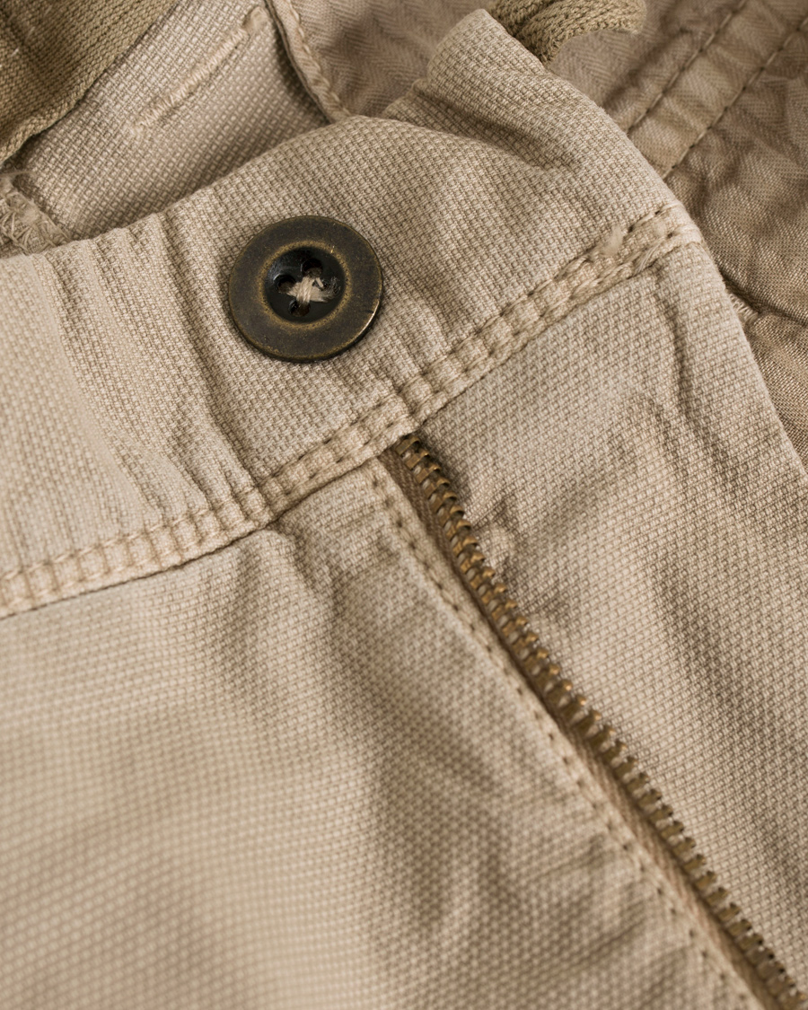 Herre | Bukser | Incotex | Slim Fit Cargo Slacks Natural