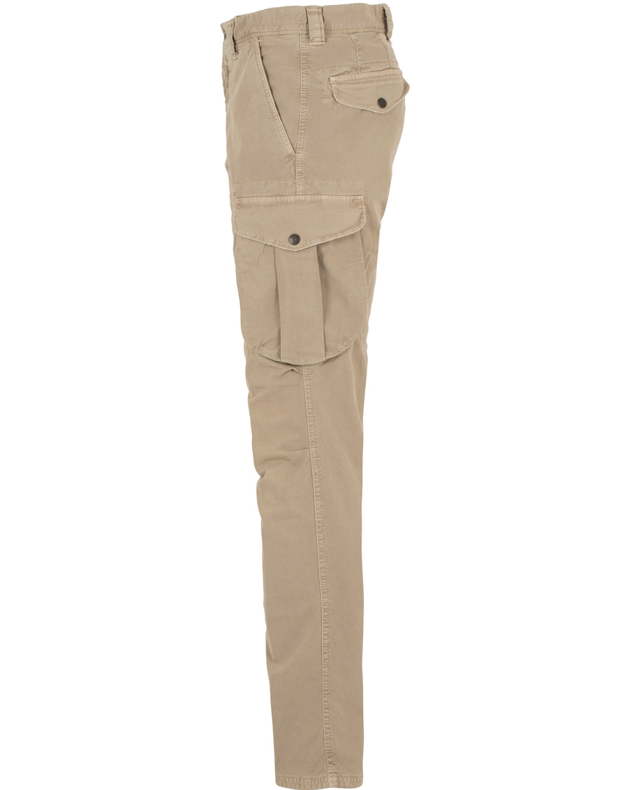 Herre | Bukser | Incotex | Slim Fit Cargo Slacks Natural