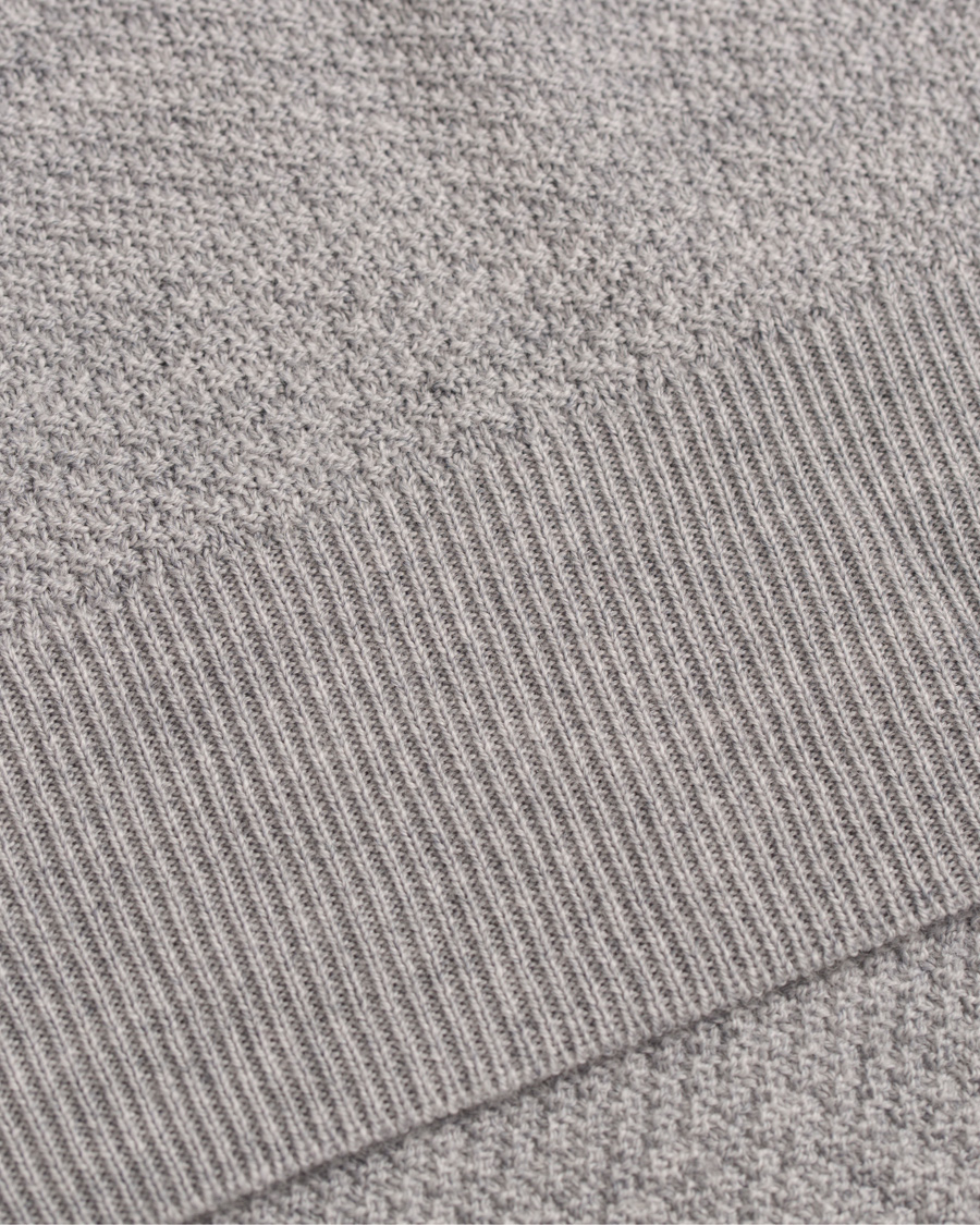 Herre | Gensere | John Smedley | 4 Singular Extra Fine Merino Hoodie Bardot Grey