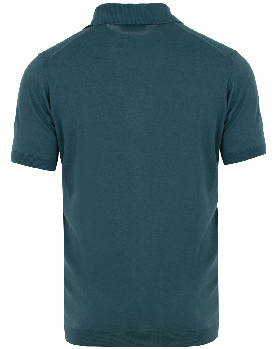 Herre | Pikéer | John Smedley | Adrian Slim Fit Sea Island Polo Brunswick Green