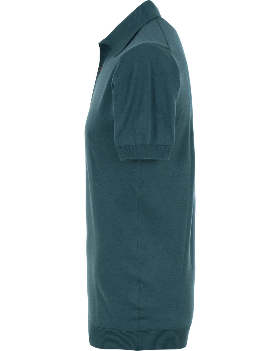 Herre | Pikéer | John Smedley | Adrian Slim Fit Sea Island Polo Brunswick Green