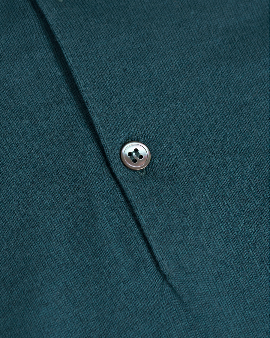 Herre | Pikéer | John Smedley | Adrian Slim Fit Sea Island Polo Brunswick Green
