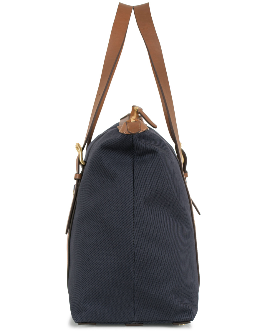 Herre | Mismo Holdall Canvas Weekendbag Deep Navy/Cuoio | Mismo | Holdall Canvas Weekendbag Deep Navy/Cuoio