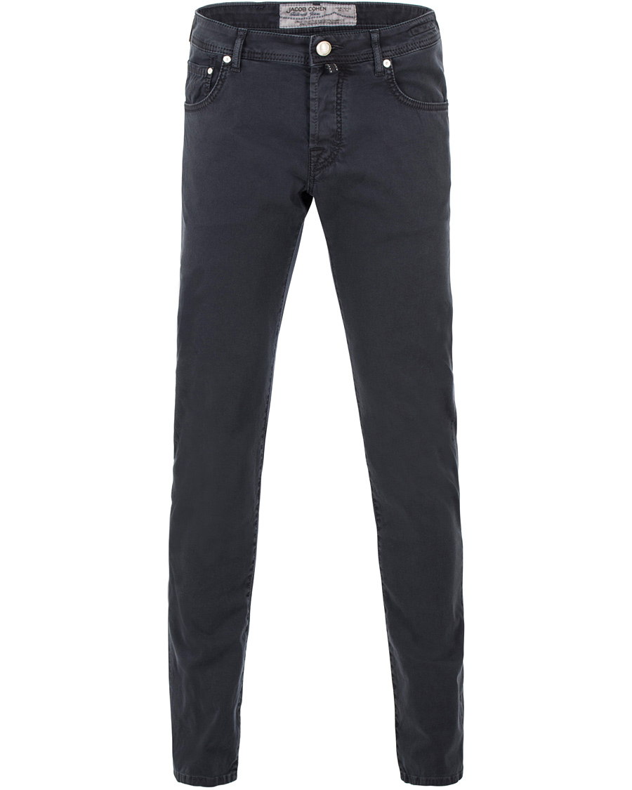 Herre | Bukser | Jacob Cohën | Jacob Cohen 622 Canvas Trousers Navy