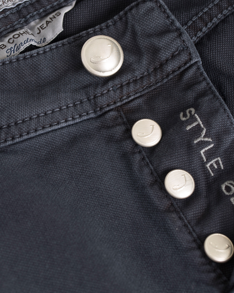 Herre | Bukser | Jacob Cohën | Jacob Cohen 622 Canvas Trousers Navy