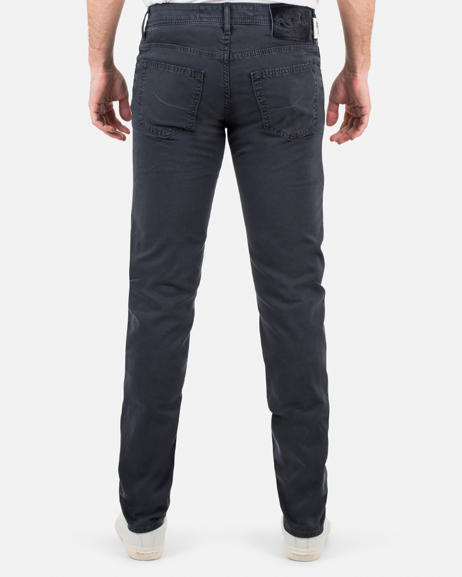 Herre | Bukser | Jacob Cohën | Jacob Cohen 622 Canvas Trousers Navy