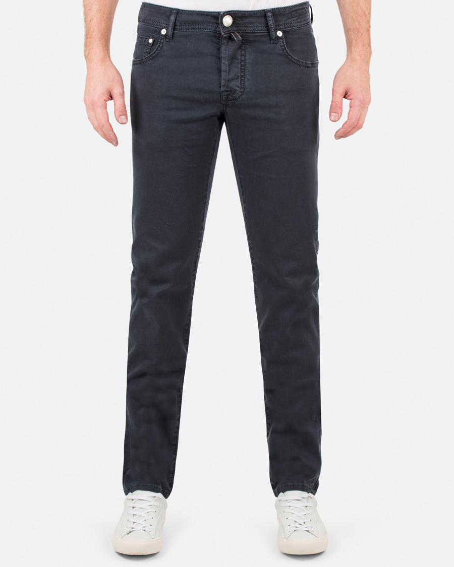 Herre | Bukser | Jacob Cohën | Jacob Cohen 622 Canvas Trousers Navy