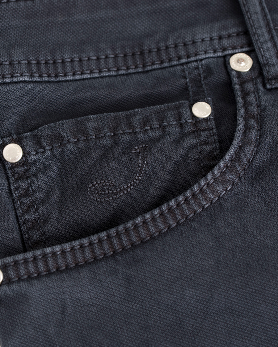 Herre | Bukser | Jacob Cohën | Jacob Cohen 622 Canvas Trousers Navy