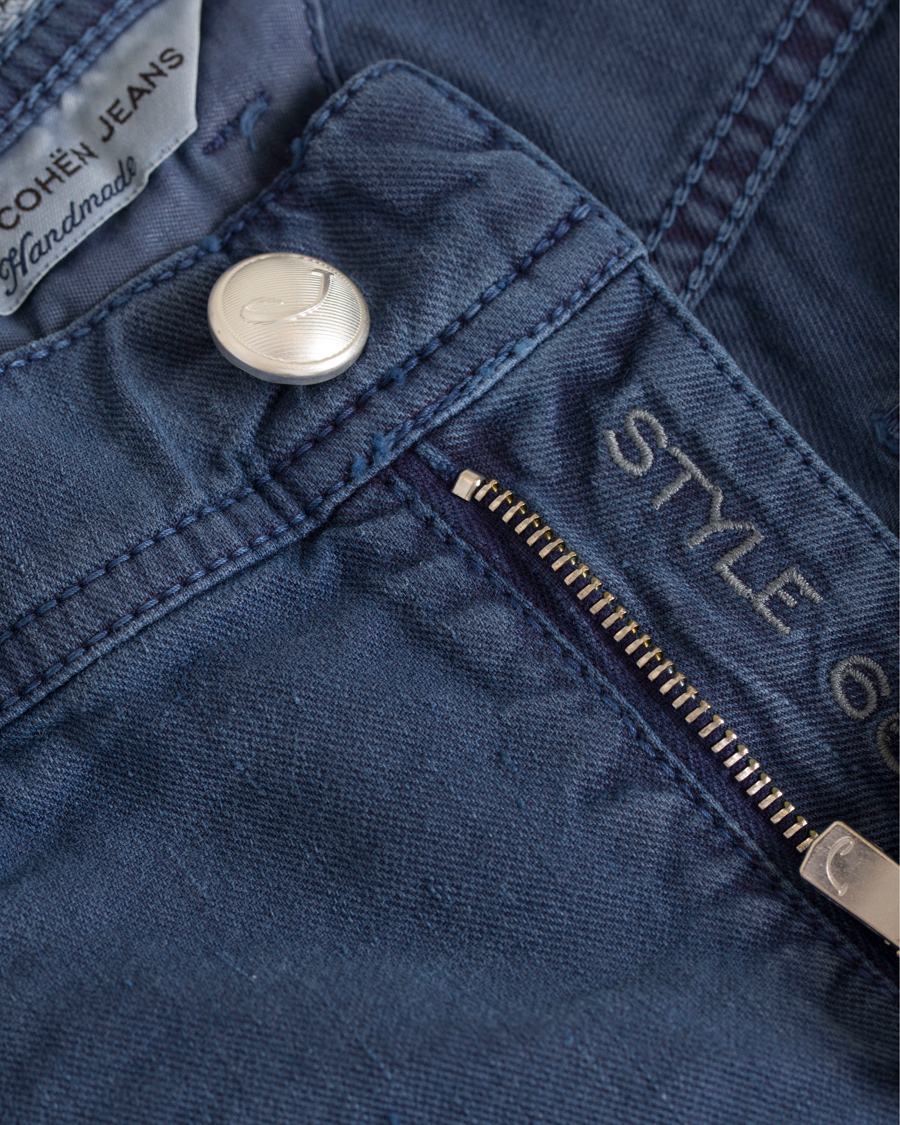 Herre | Shorts | Jacob Cohën | Jacob Cohen Linen/Cotton Shorts Blue