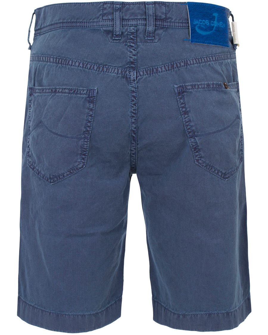 Herre | Shorts | Jacob Cohën | Jacob Cohen Linen/Cotton Shorts Blue