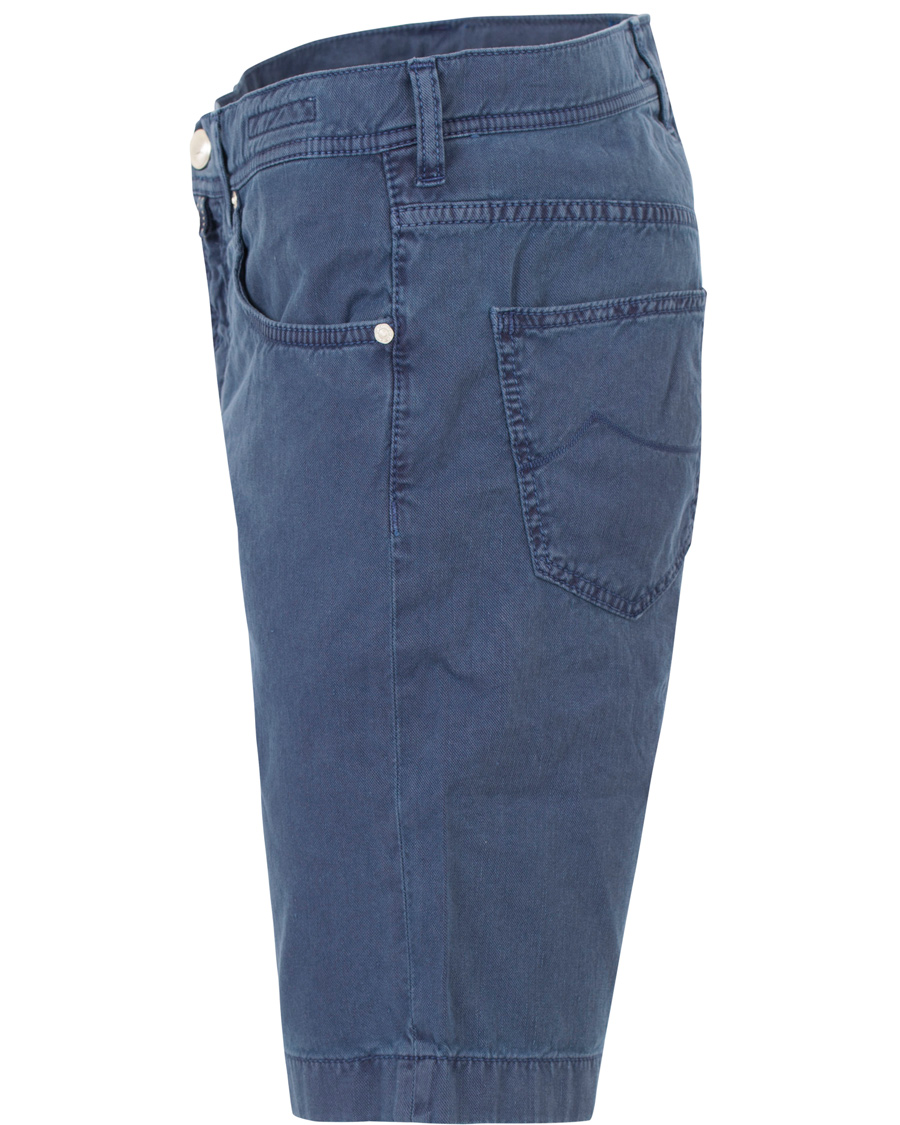 Herre | Shorts | Jacob Cohën | Jacob Cohen Linen/Cotton Shorts Blue