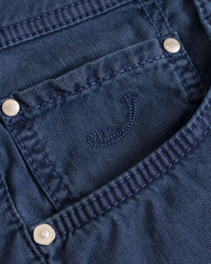 Herre | Shorts | Jacob Cohën | Jacob Cohen Linen/Cotton Shorts Blue