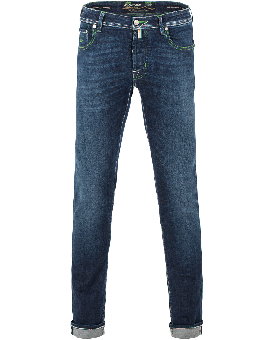 Herre | Jeans | Jacob Cohën | Jacob Cohen 622 Limited Edition Slim Jeans Mid Blue
