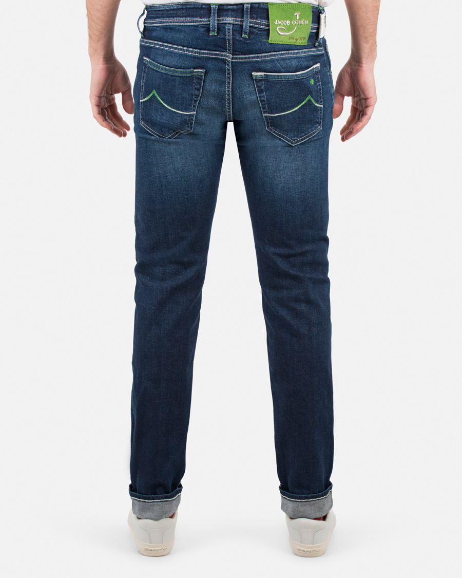 Herre | Jeans | Jacob Cohën | Jacob Cohen 622 Limited Edition Slim Jeans Mid Blue