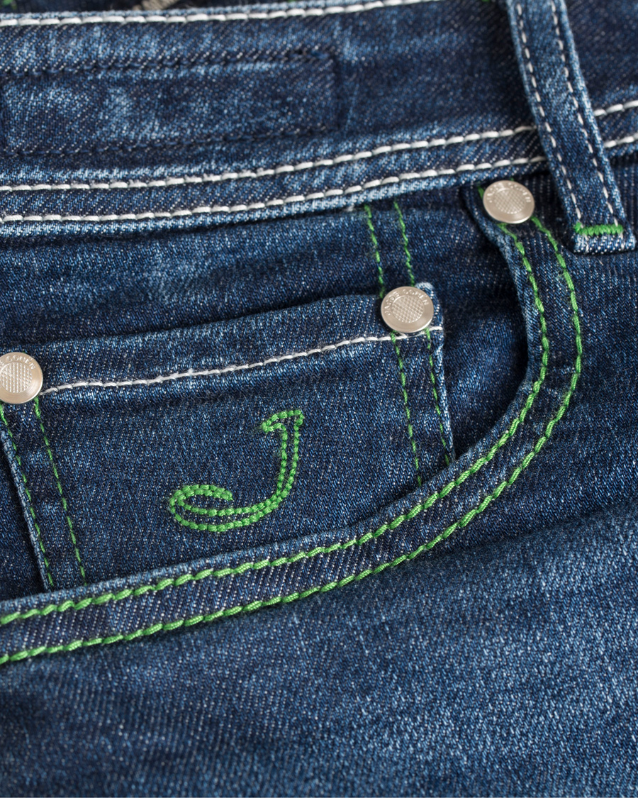 Herre | Jeans | Jacob Cohën | Jacob Cohen 622 Limited Edition Slim Jeans Mid Blue